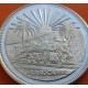 @OFERTA@ ESTADOS UNIDOS 2 ONZAS 1990 FERROCARRIL DE MEXICO 40 ANIV. MEDALLA DE PLATA PURA SC Oz CÁPSULA