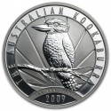 AUSTRALIA 1 DOLAR 2009 KOOKABURRA MONEDA DE PLATA PURA SC $1 Dollar Coin ONZA OZ OUNCE