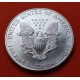 ESTADOS UNIDOS 1 DOLAR 1995 EAGLE LIBERTY PLATA SIN CIRCULAR Oz