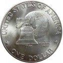 ESTADOS UNIDOS 1 DOLAR 1976 S EISENHOWER BICENTENNIAL 1776 KM.206A MONEDA DE PLATA SC USA 1 Dollar