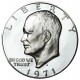 USA 1 DOLLAR 1972 S EISENHOWER SILVER BU UNC