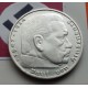 GERMANY 5 REICHSMARK 1935 F HINDENBURG SILVER NAZI WWII 2