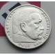 @ESCASA@ ALEMANIA 5 MARCOS 1937 F AGUILA y ESVASTICA NAZI III REICH KM.94 MONEDA DE PLATA Germany 5 Reichsmark R/2