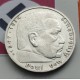 ALEMANIA 5 MARCOS ESVASTICA NAZI 1937 E PLATA III REICH EBC 1