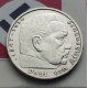 ALEMANIA 5 MARCOS ESVASTICA NAZI 1936 A PLATA III REICH @LUJO@