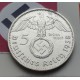 ALEMANIA 5 MARCOS ESVASTICA NAZI 1938 F PLATA III REICH EBC 1