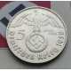 ALEMANIA 5 MARCOS 1938 D AGUILA y ESVASTICA NAZI III REICH KM.94 MONEDA DE PLATA Germany 5 Reichsmark R/2