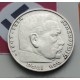 ALEMANIA 5 MARCOS ESVASTICA NAZI 1938 D PLATA III REICH NAZI 2