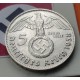 ALEMANIA 5 MARCOS 1938 D AGUILA y ESVASTICA NAZI III REICH KM.94 MONEDA DE PLATA Germany 5 Reichsmark R/2