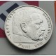 ALEMANIA 5 MARCOS ESVASTICA NAZI 1936 A PLATA III REICH @LUJO@