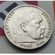 ALEMANIA 5 MARCOS ESVASTICA NAZI 1939 F PLATA III REICH EBC 3