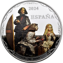 . 1 aaaaacoin @ENVÍO HOY@ ESPAÑA 50 EUROS 2024 VELAZQUEZ - LAS MENINAS MONEDA DE PLATA COLORES ESTUCHE FNMT