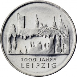 . ALEMANIA 10€ EUROS 2015 Ceca F LEIPZIG Nickel SC moneda