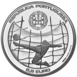 PORTUGAL 2,50 EUROS 2014 COPA MUNDIAL DE FUTBOL FIFA en BRASIL MONEDA DE NICKEL SC CONMEMORATIVA