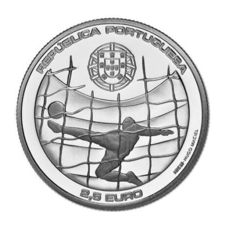 PORTUGAL 2,50 EUROS 2014 COPA MUNDIAL DE FUTBOL FIFA en BRASIL MONEDA DE NICKEL SC CONMEMORATIVA