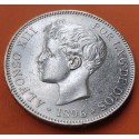 .AMADEO I 5 PESETAS 1871 * 18/71 SDM PLATA ESPAÑA 4 DURO SILVER