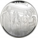 . ESPAÑA 10 EUROS 2015 PLATA 70 AÑOS DE PAZ REY FELIPE VI FNMT