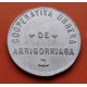 ARRIGORRIAGA 1 PESETA 1938 aprox. FICHA DE COOPERATIVA OBRERA MONEDA DE ALUMINIO MBC GUERRA CIVIL EUSKADI VIZCAYA R/2