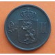 NORUEGA 2 ORE 1897 LEON CON HACHA EN ESCUDO Rey OSKAR II KM.353 MONEDA DE COBRE Norway