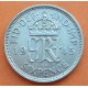 INGLATERRA 3 PENIQUES 1912 JORGE V PLATA SC- Silver Pence UK