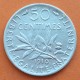 .FRANCIA 50 CENTIMOS 1910 SEMEUSE PLATA SC- SILVER FRANCE