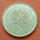 POLONIA 2 ZLOTY 2006 ESCUELA DE ECONÓMICAS KM.609 MONEDA DE LATON SC + PÁTINA Poland 2 Zlotych ZL