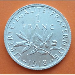 .FRANCIA 1 FRANCO 1915 SEMEUSE PLATA SC SILVER FRANCE