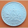 .FRANCIA 1 FRANCO 1915 SEMEUSE PLATA SC SILVER FRANCE