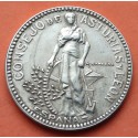 ESPAÑA CONSEJO DE ASTURIAS y LEON 2 PESETAS 1937 DAMA MONEDA DE NICKEL MBC Guerra Civil R/2