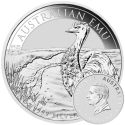 . 1 aaaaacoin @1ª MONEDA con CARLOS III - 29/NOV Envío @ AUSTRALIA 1 DOLAR 2024 AUSTRALIAN EMU PLATA OZ ONZA Charles III