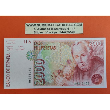 2000 PESETAS 24 ABRIL 1992 TIPO I SERIE 1L SC ESPAÑA c/u