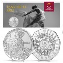 . 1 coin AUSTRIA 5 EUROS 2023 CERDITO - LA FELICIDAD DE AÑO NUEVO MONEDA DE COBRE SC Osterreich coin