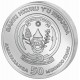 . 1 aaaaacoin @5 DICIEMBRE Envío@ RUANDA 50 FRANCOS 2025 AGUILA MONEDA DE PLATA African Ounce ONZA OZ Rwanda Eagle