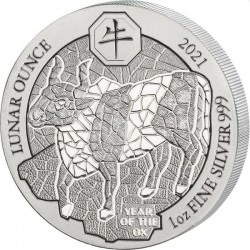 . .50 FRANCOS 2016 RWANDA SURICATO PLATA SC 1 Oz SILVER RUANDA