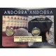 . 2 monedas x ANDORRA 2 EUROS 2016 RADIO y TELEVISION 25 Aniversario + REFORMA DE 1866 SC @ESCASAS@ COINCARD / ESTUCHE