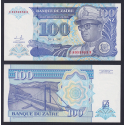 @ESCASO@ ZAIRE 100 ZAIRES 1993 DICTADOR MOBUTU y PUENTE Pick 58.A BILLETE SC Africa UNC BANKNOTE 100 Nouveaux Zaires