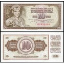 . YUGOSLAVIA 10 DINARA 1978 Pick 87 SC BILLETE DINAR