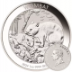 . 1 aaaaaoin @1ª MONEDA DE CARLOS III@ AUSTRALIA 1 DOLAR 2024 WOMBAT El pequeño Oso de Tasmania PLATA Oz ONZA