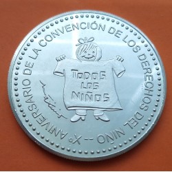 . 1 ONZA 1992 ESTADOS UNIDOS PLATA OZ SILVER MAPA y CRISTOBAL CO