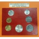 8 monedas x VATICANO CARTERA OFICIAL 1978 PAULUS VI SC 1+2+5+10+20+50+100 LIRAS + 500 LIRAS 1977 PLATA PAPA PABLO VI