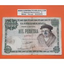 @RARO@ ESPAÑA 1000 PESETAS 1946 LUIS VIVES Sin Serie 236516 Pick 133 BILLETE MUY CIRCULADO Spain banknote