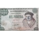 @RARO@ ESPAÑA 1000 PESETAS 1946 LUIS VIVES Sin Serie 236516 Pick 133 BILLETE MUY CIRCULADO Spain banknote