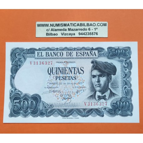 ESPAÑA 500 PESETAS 1971 JACINTO VERDAGUER Serie 1B SC Pick 153