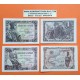 2 billetes EBC x ESPAÑA 1 PESETA 1943 REY FERNANDO EL CATÓLICO Pick 126 + 1 PESETA 1945 ISABEL LA CATOLICA Pick 128 (Ref.4)