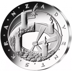 . 1 aaaaacoin @19/DIC. Envío@ ALEMANIA 25 EUROS 2024 F VELAS - NAVIDAD MONEDA DE PLATA SC Germany BRD 25€ KRANZADVENTS