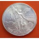 MEXICO 1 ONZA 1982 ANGEL PLATA PURA SC ONZA SILVER UNC