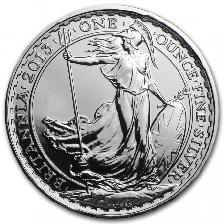 INGLATERRA 2 LIBRAS 2013 BRITANNIA PLATA SC SILVER £2 POUNDS