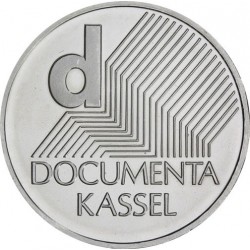 ALEMANIA 10 EUROS 2002 Ceca J MONEDA DE PLATA SC SILVER EURO COIN DOCUMENTA KASSEL