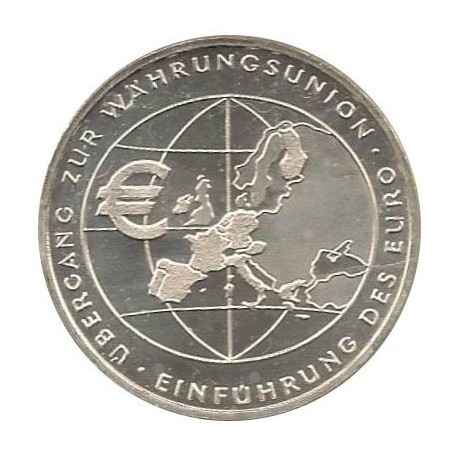 ALEMANIA 10 EUROS 2002 Ceca F PLATA SC SILVER EUROPA