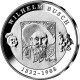 ALEMANIA 10 EUROS 2007 D WILHELM BUSCH MONEDA DE PLATA SC Germany silver coin BRD